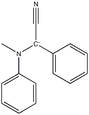 Phenyl(N-methylphenylamino)cyanomethanide 구조식 이미지