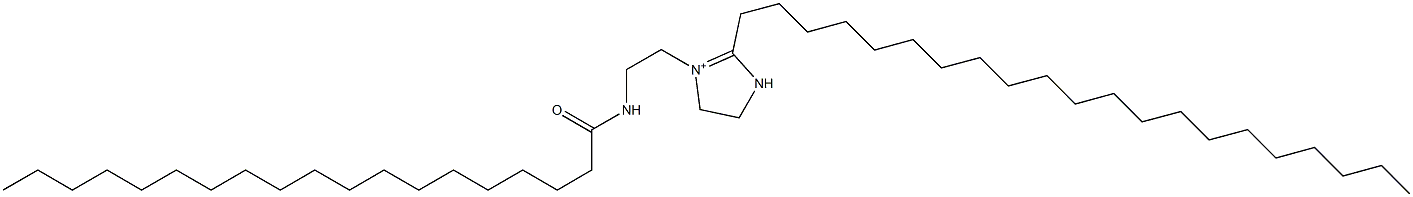 2-Henicosyl-1-[2-(nonadecanoylamino)ethyl]-1-imidazoline-1-ium 구조식 이미지