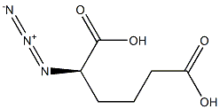 [R,(+)]-2-Azidoadipic acid Structure