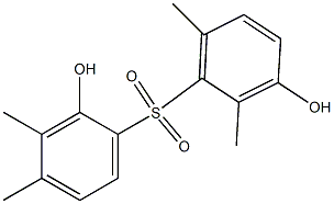 2,3'-Dihydroxy-2',3,4,6'-tetramethyl[sulfonylbisbenzene] 구조식 이미지