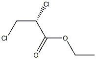 [R,(+)]-2,3-Dichloropropionic acid ethyl ester 구조식 이미지