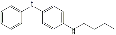 N-Butyl-N'-phenyl-p-phenylenediamine 구조식 이미지