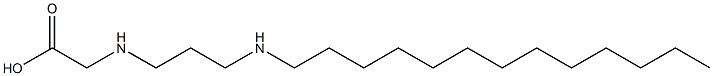 N-[3-(Tridecylamino)propyl]aminoacetic acid Structure