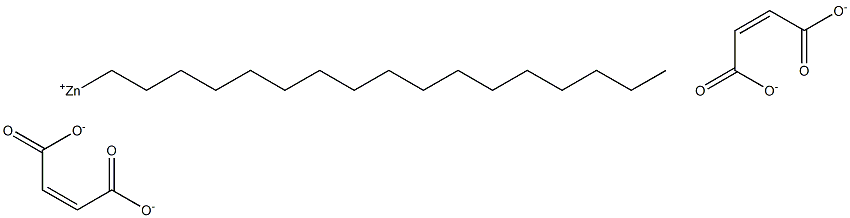 Bis(maleic acid 1-heptadecyl)zinc salt Structure