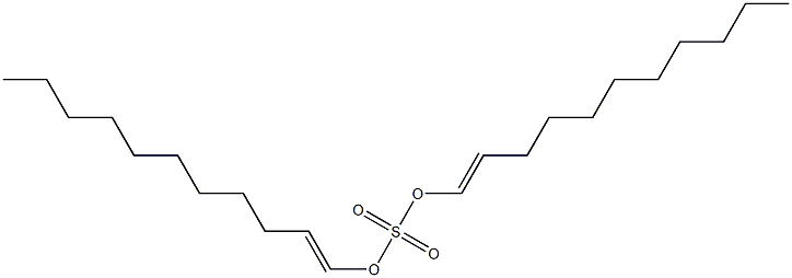 Sulfuric acid di(1-undecenyl) ester 구조식 이미지