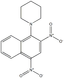 1-Piperidino-2,4-dinitronaphthalene 구조식 이미지