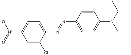 2-Chloro-4'-(diethylamino)-4-nitroazobenzene 구조식 이미지