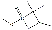 1-Methoxy-2,2,3-trimethylphosphetan-1-one 구조식 이미지