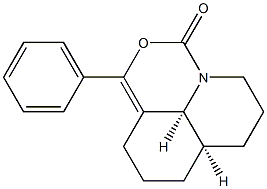 (9aR,9bS)-2,3,6,7,8,9,9a,9b-Octahydro-6-oxo-4-phenyl-6a-aza-5-oxa-1H-phenalene Structure