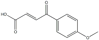 4-Oxo-4-(4-methoxyphenyl)-2-butenoic acid Structure
