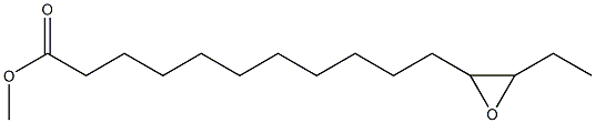 12,13-Epoxypentadecanoic acid methyl ester Structure