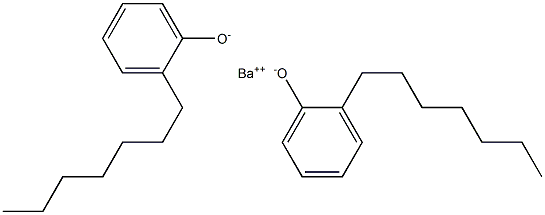 Barium bis(2-heptylphenolate) Structure