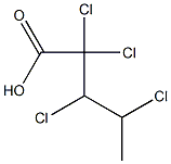 2,2,3,4-Tetrachlorovaleric acid 구조식 이미지