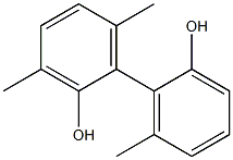 3,6,6'-Trimethyl-1,1'-biphenyl-2,2'-diol 구조식 이미지