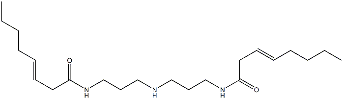 N,N'-[Iminobis(3,1-propanediyl)]bis(3-octenamide) Structure