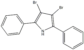 3,4-Dibromo-2,5-diphenyl-1H-pyrrole 구조식 이미지