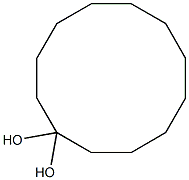 1,1-Cyclododecanediol 구조식 이미지