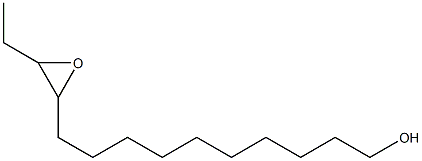 11,12-Epoxytetradecan-1-ol Structure