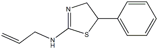 2-(2-Propenylamino)-5-phenyl-2-thiazoline 구조식 이미지