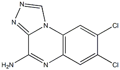 4-Amino-7,8-dichloro[1,2,4]triazolo[4,3-a]quinoxaline Structure