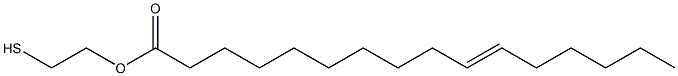 10-Hexadecenoic acid 2-mercaptoethyl ester 구조식 이미지