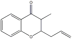 2,3-Dihydro-3-methyl-2-(2-propenyl)-4H-1-benzopyran-4-one Structure
