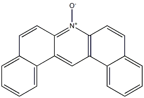 Dibenz[a,j]acridine 7-oxide 구조식 이미지