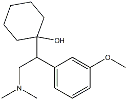 1-[1-(3-Methoxyphenyl)-2-dimethylaminoethyl]cyclohexanol 구조식 이미지