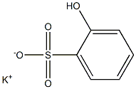 2-Hydroxybenzenesulfonic acid potassium salt 구조식 이미지