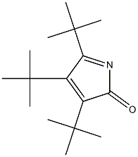 3,4,5-Tri-tert-butyl-2H-pyrrol-2-one 구조식 이미지