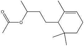 4-(2,6,6-Trimethyl-2-cyclohexen-1-yl)-2-butanol acetate Structure