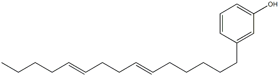 3-(6,10-Pentadecadienyl)phenol 구조식 이미지