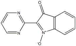 2-(2-Pyrimidinyl)-3-oxo-3H-indol-1-ium-1-olate 구조식 이미지