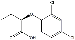 [R,(+)]-2-(2,4-Dichlorophenoxy)butyric acid 구조식 이미지