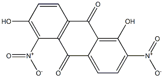 1,6-Dihydroxy-2,5-dinitroanthraquinone Structure