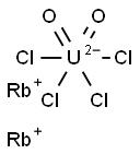 Rubidium tetrachlorodioxouranate(VI) 구조식 이미지