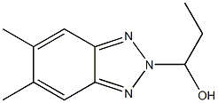 1-(5,6-Dimethyl-2H-benzotriazol-2-yl)-1-propanol 구조식 이미지