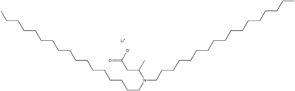 3-(Diheptadecylamino)butyric acid lithium salt Structure