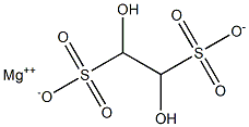 1,2-Dihydroxyethane-1,2-disulfonic acid magnesium salt 구조식 이미지