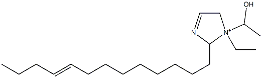 1-Ethyl-1-(1-hydroxyethyl)-2-(9-tridecenyl)-3-imidazoline-1-ium 구조식 이미지