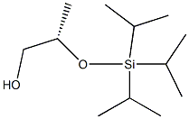 (S)-2-(Triisopropylsilyloxy)-1-propanol 구조식 이미지