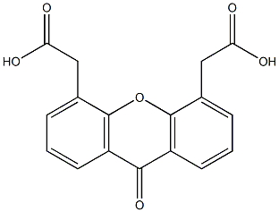 9-Oxo-9H-xanthene-4,5-diacetic acid 구조식 이미지