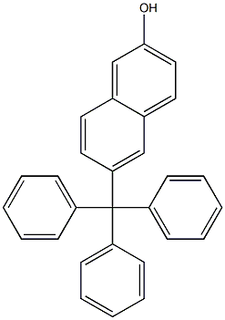 6-(Triphenylmethyl)-2-naphthol 구조식 이미지