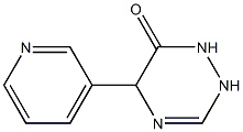 5-(3-Pyridinyl)-1,2-dihydro-1,2,4-triazin-6(5H)-one 구조식 이미지