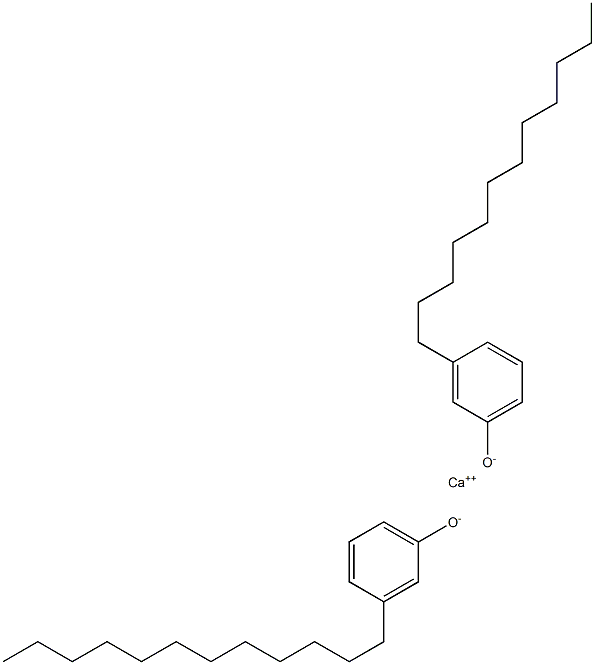 Calcium bis(3-dodecylphenolate) 구조식 이미지