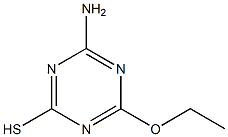 4-Amino-6-ethoxy-1,3,5-triazine-2-thiol 구조식 이미지