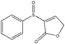 3-(Phenylsulfinyl)-2(5H)-furanone 구조식 이미지