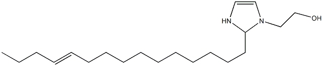 2-(11-Pentadecenyl)-4-imidazoline-1-ethanol Structure