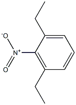 1-Nitro-2,6-diethylbenzene 구조식 이미지