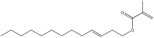 Methacrylic acid (3-tridecenyl) ester 구조식 이미지